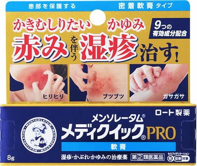 メンソレータム メディクイックプロ軟膏 8g