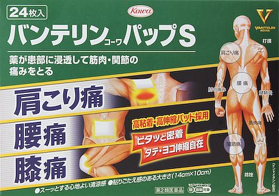 バンテリンコーワパップS 24枚