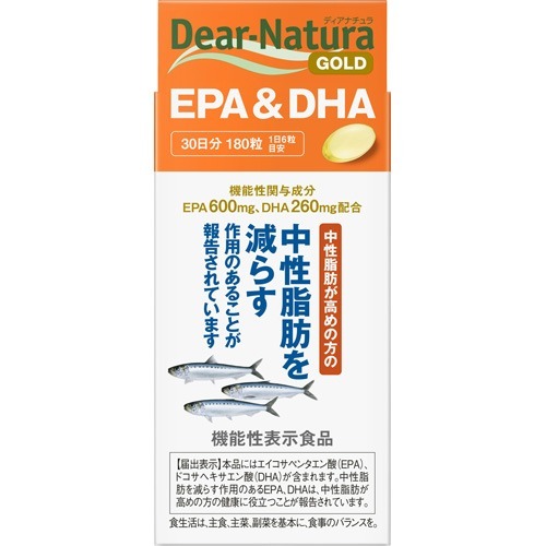 ディアナチュラゴールド EPA＆DHA 30日分(180粒)