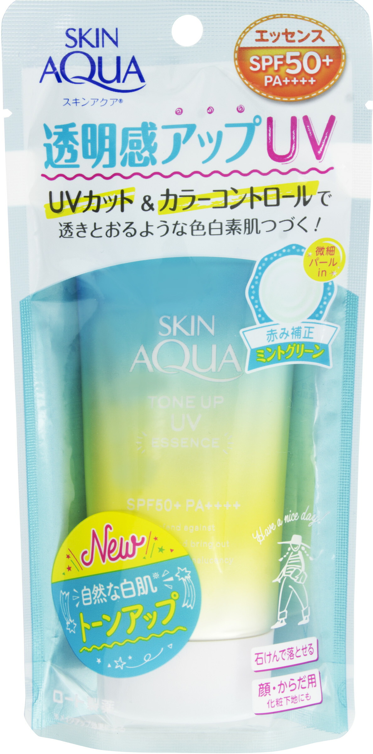 スキンアクア トーンアップUVエッセンス ミントグリーン 80G