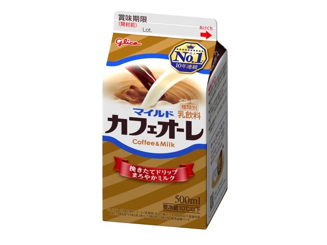 グリコ マイルド カフェオーレ 500mlの商品画像