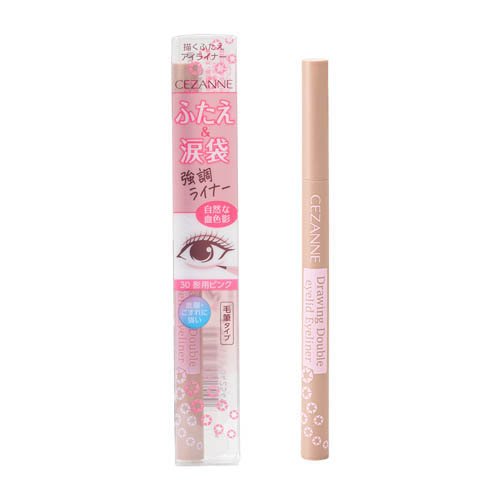 セザンヌ 描くふたえアイライナー 30 影用ピンク(0.6ml)