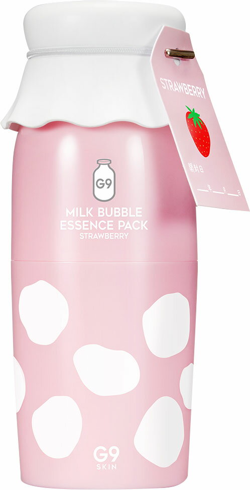 G9 MILK BUBBLE ESSENCE PACK ストロベリー