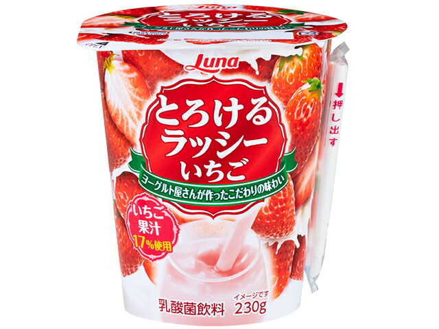 日本ルナ とろけるラッシー いちご 230g