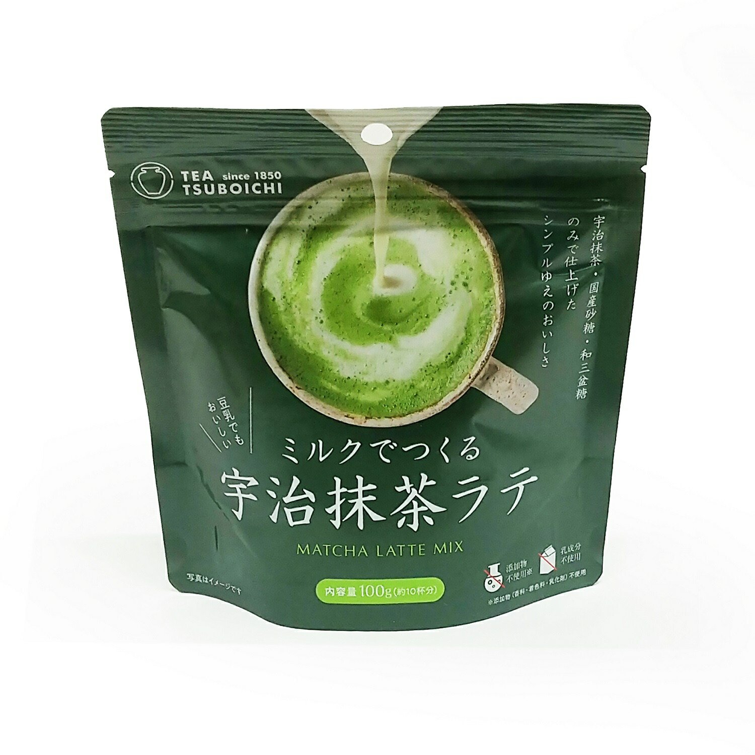 つぼ市製茶本舗 ミルクでつくる宇治抹茶ラテ 100g