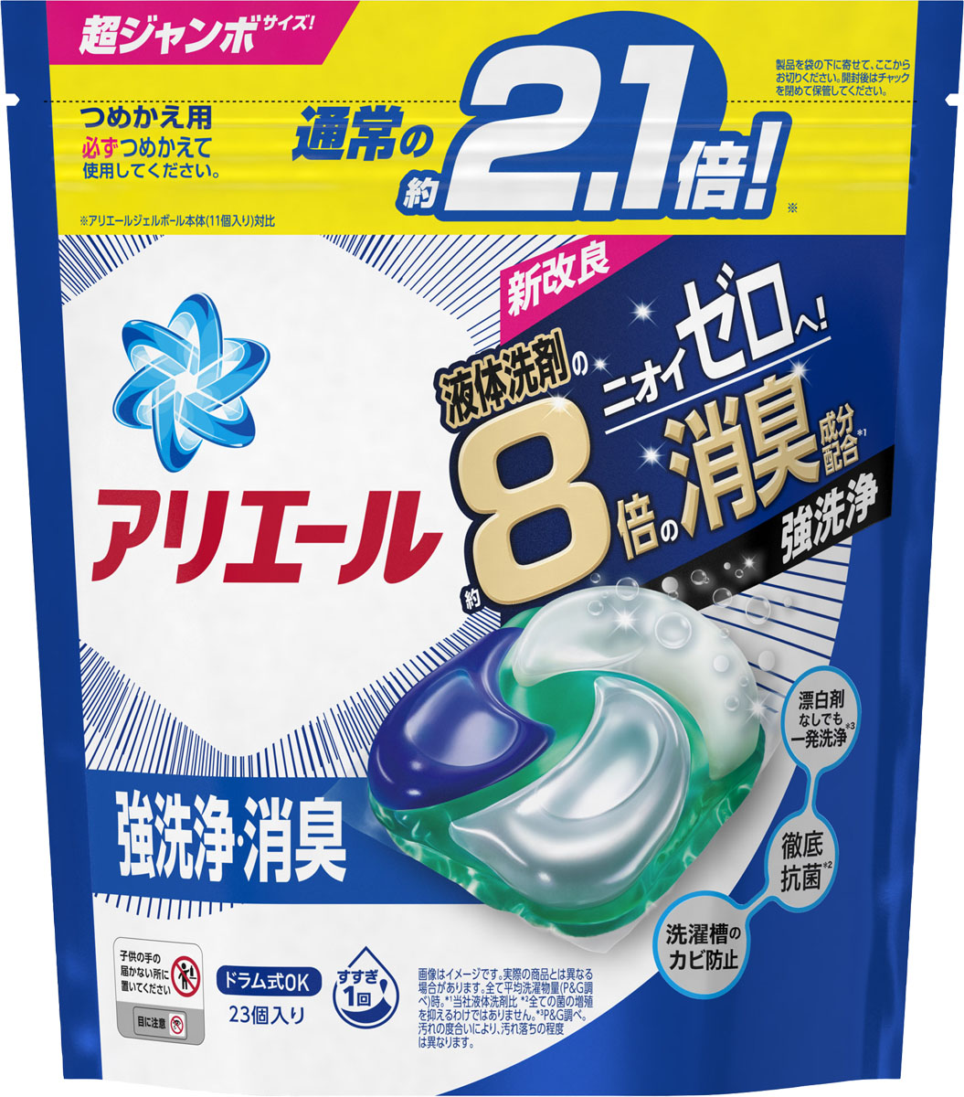 アリエールジェルボール4D つめかえ超ジャンボサイズ 23個