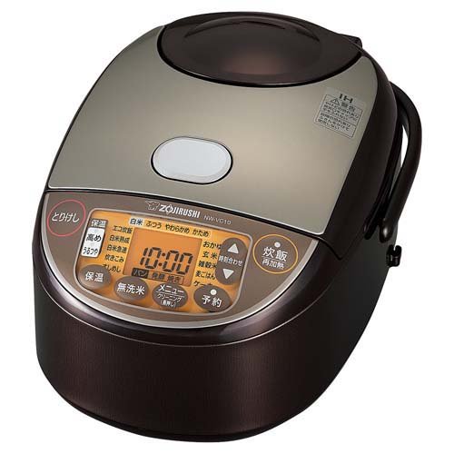 ZOJIRUSHI IH炊飯ジャー 5.5合炊き ブラウン NW-VC10-TA