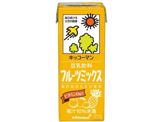 新・豆乳飲料フルーツミックス