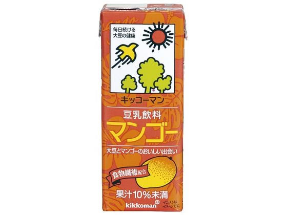 紀文 豆乳飲料 マンゴー 200ml