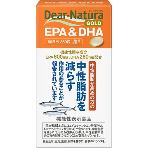 ディアナチュラゴールド EPA＆DHA 60日(360粒)