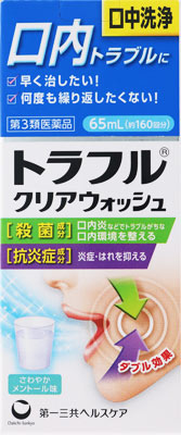 トラフルクリアウォッシュ 65ml