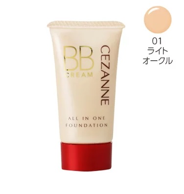 セザンヌ BBクリーム 01 ライトオークル(40g)