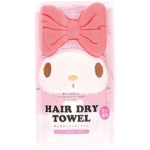 TOH1吸水速乾ヘアドライタオル マイメロディ(1個)
