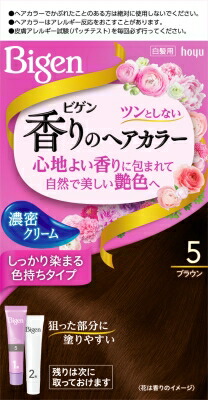 ビゲン 香りのヘアカラー クリーム 5 ブラウン