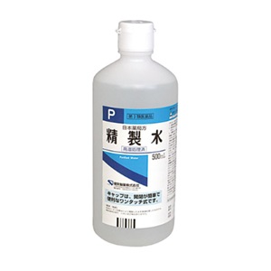日本薬局方 精製水P ワンタッチキャップ式(500ml)