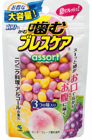 噛むブレスケアパウチ アソート 100粒