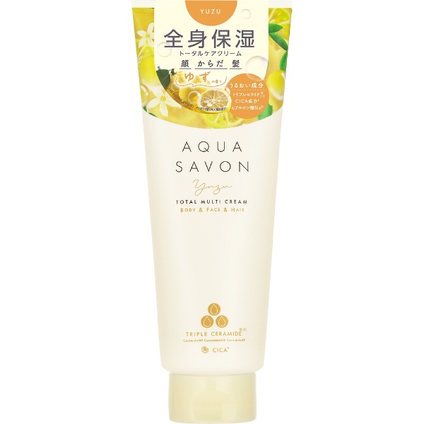 AQUA SAVON アクアシャボン トータルマルチクリームユズ トータルマルチクリーム 22a 230g ゆずの香り