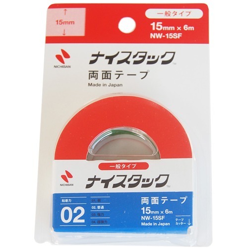ニチバン ナイスタック 両面テープ 一般タイプ 15mm NW-15SF(1コ入)