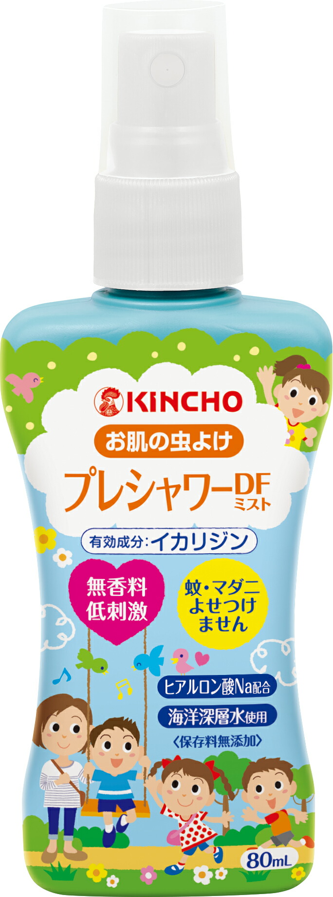 お肌の虫よけ プレシャワーDF ミスト 無香料 80mL