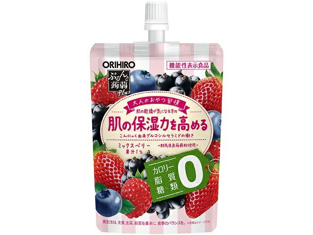 オリヒロ ぷるんと蒟蒻ゼリーPlus ミックスベリー 130g