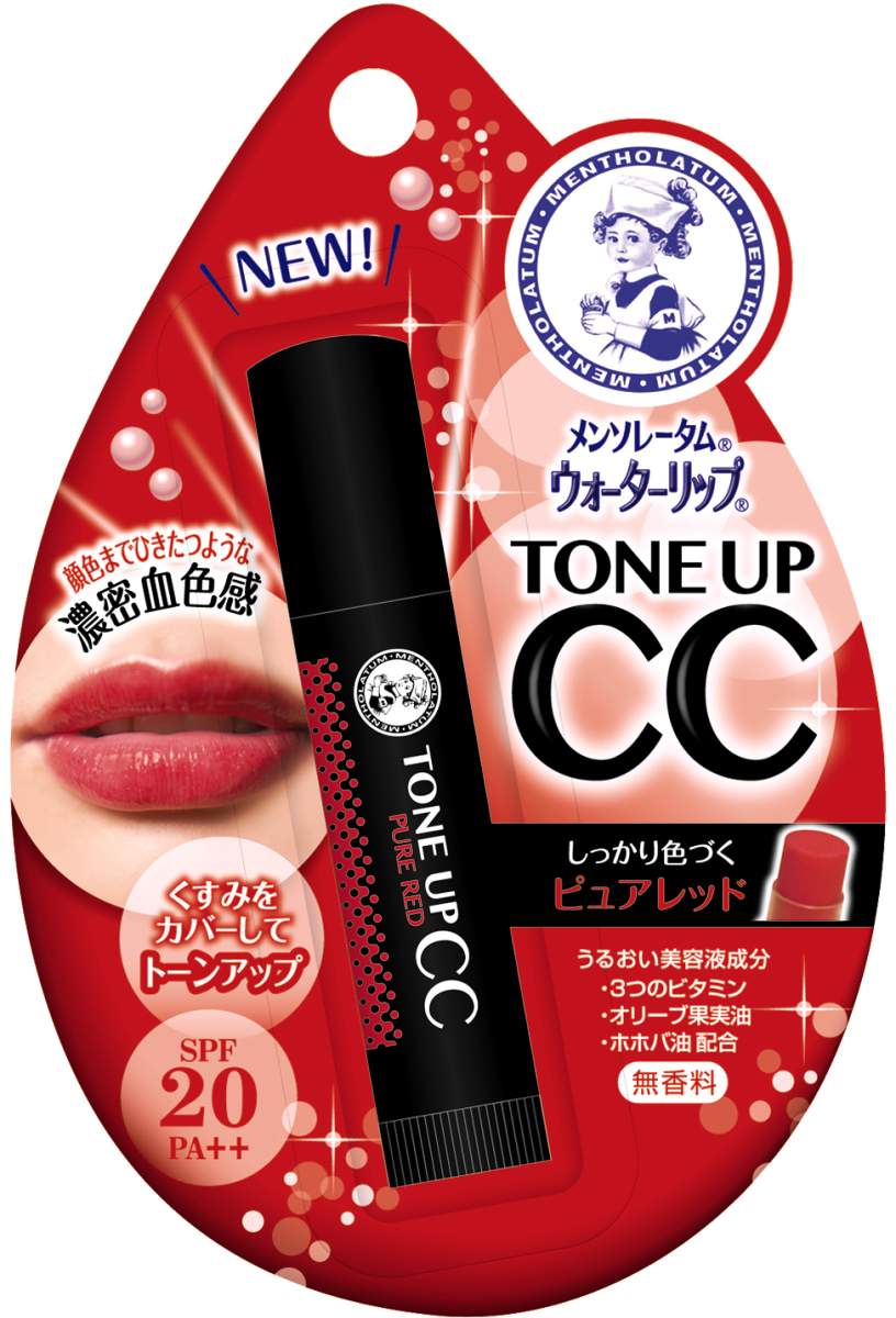 メンソレータム ウォーターリップ トーンアップCC ピュアレッド 4.5gの商品画像