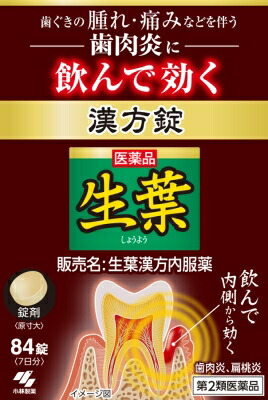 生葉漢方錠 84錠