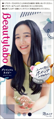 ビューティラボ ホイップヘアカラー グレイッシュネイビー 125ml
