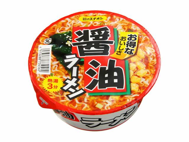スナオシ 醤油ラーメン カップ 78g