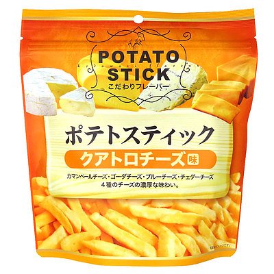 千年屋 ポテトスティック クアトロチーズ味 145g