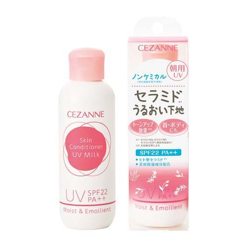 セザンヌ 朝用スキンコンディショナー UVミルク(80ml)