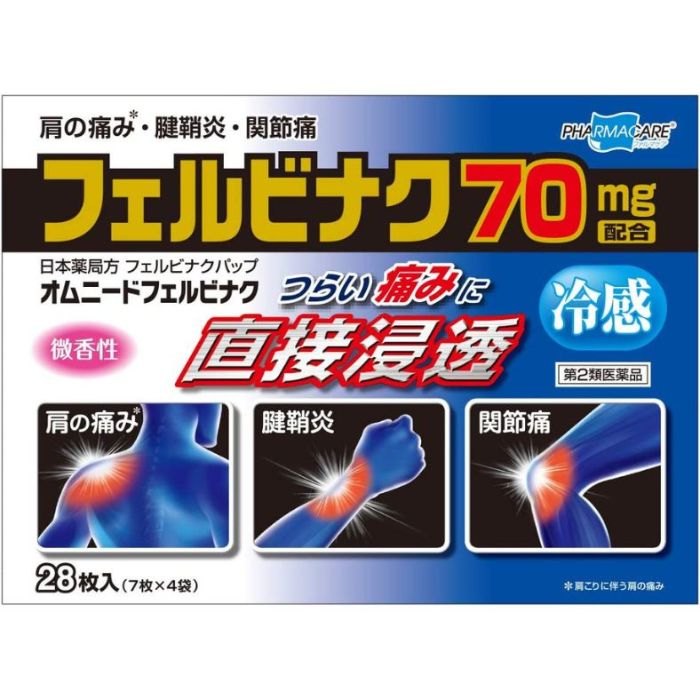 オムニードフェルビナク(7枚*4袋入(セルフメディケーション税制対象))