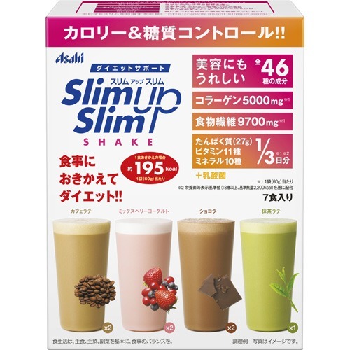 スリムアップスリム シェイク 7食(60g*7袋)