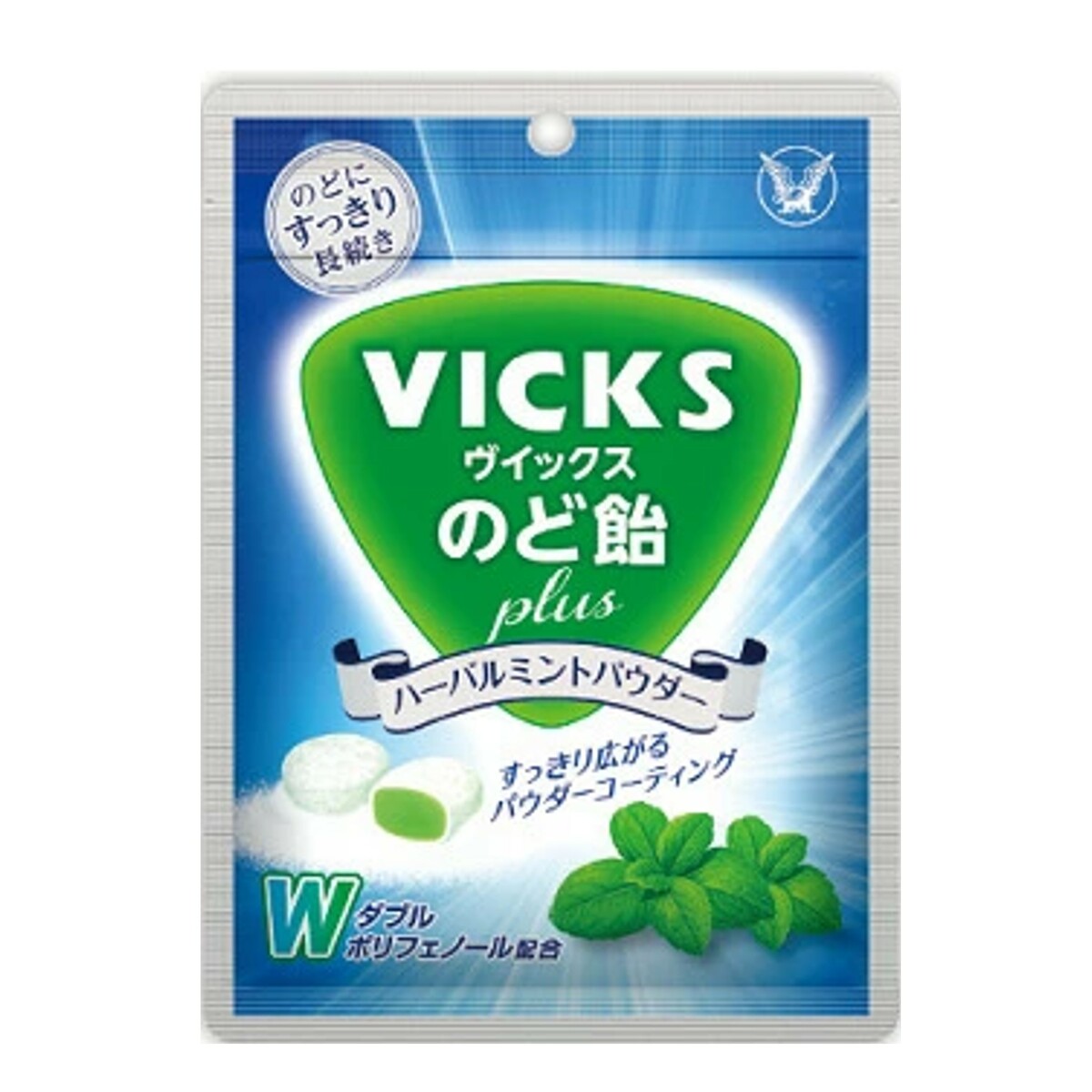 大正製薬 ヴイックスのど飴 プラス ハーバルミントパウダー 62g