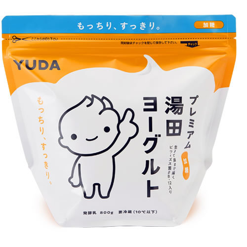 湯田牛乳公社 プレミアム湯田ヨーグルト 加糖 800g