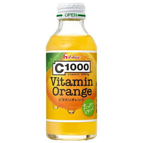 ハウス食品 Ｃ１０００　ビタミンオレンジ　１４０ｍｌ瓶