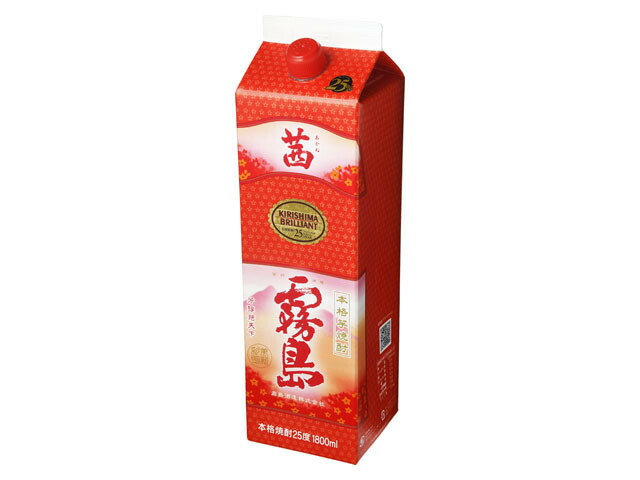 霧島酒造 茜霧島　２５％　１．８Ｌ　パック