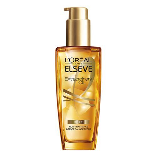 ロレアル パリ ヘアオイル ピュア セラム 無香料 洗い流さない トリートメント(100ml)