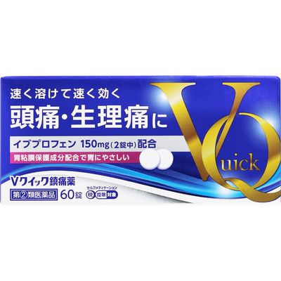 AJD 奥田製薬 Vクイック鎮痛薬 60錠の商品画像