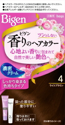ビゲン 香りのヘアカラー クリーム 4 ライトブラウン
