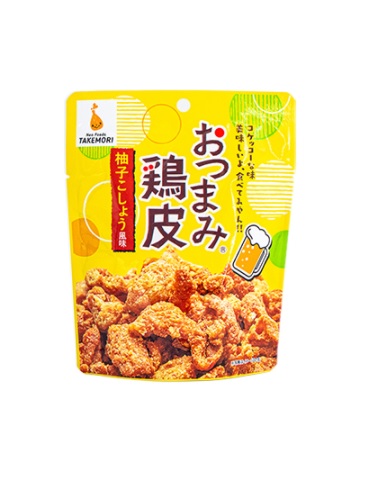 ネオフーズ竹森 おつまみ鶏皮 柚子こしょう風味 50g