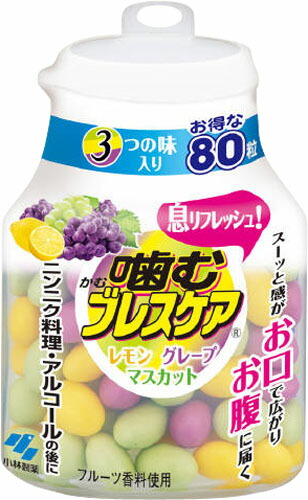 噛むブレスケアボトル アソート 80粒