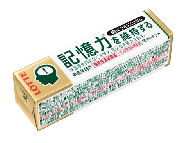 ロッテ 歯につきにくいガム板 記憶力を維持するタイプ 9枚