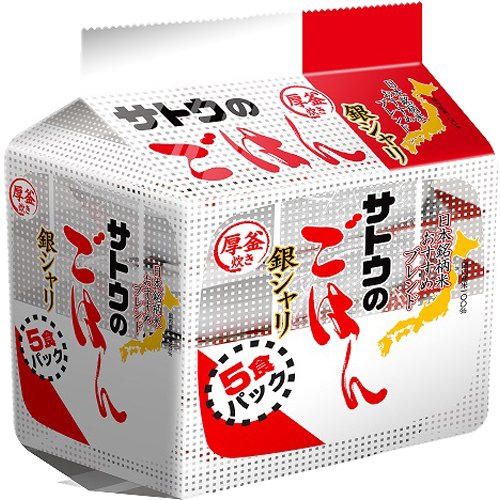 佐藤食品工業 サトウのごはん　銀シャリ５食パック