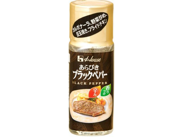 ハウス あらびきブラックペパー 瓶 15g