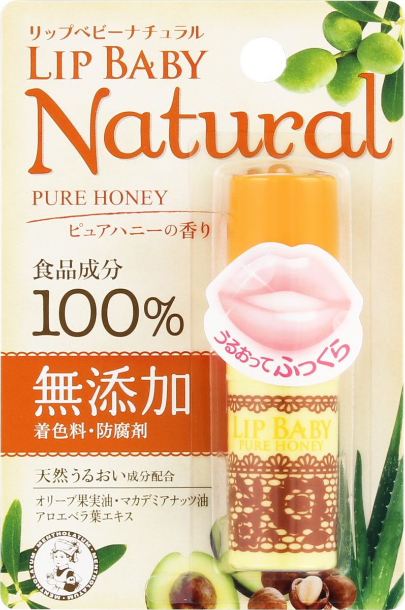 メンソレータム リップベビー ナチュラル ピュアハニーの香り 4gの商品画像