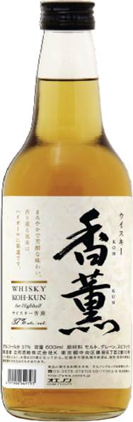 合同酒精 ウイスキー香薫　６００ＭＬ瓶