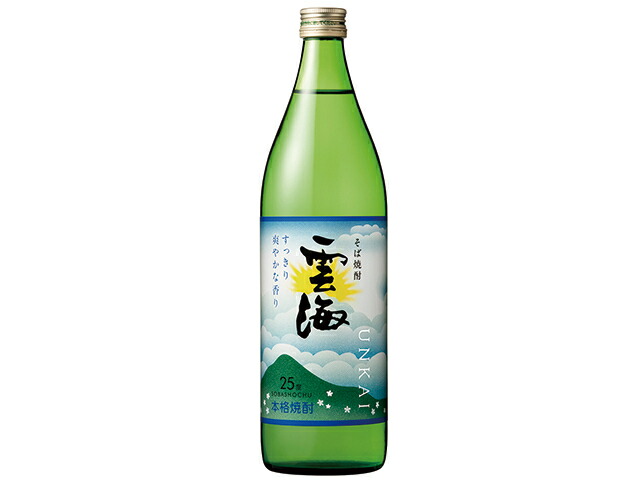 雲海 単式25°そば 瓶 900ml