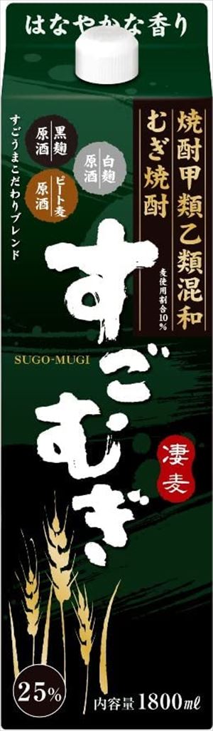 合同酒精 甲乙混和焼酎　すごむぎ　２５％パック