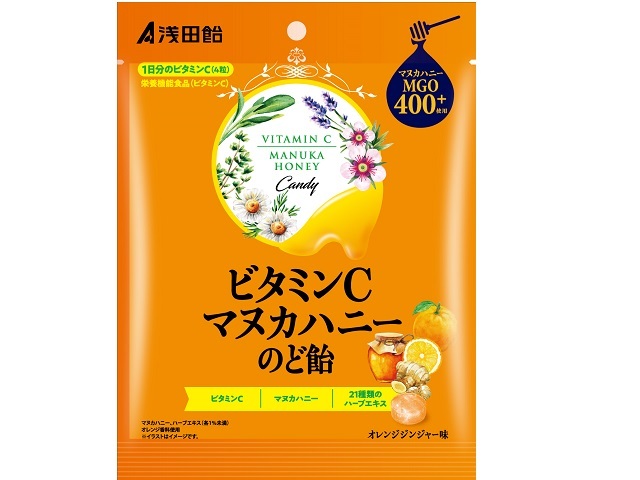 浅田飴 ビタミンCマヌカハニーのど飴 60g