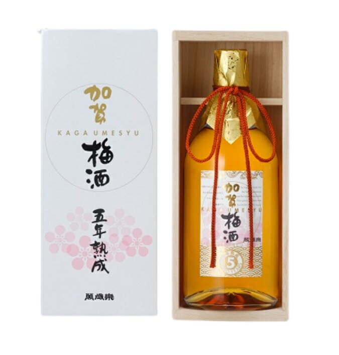 萬歳楽 加賀梅酒 5年熟成 桐箱入 720ml